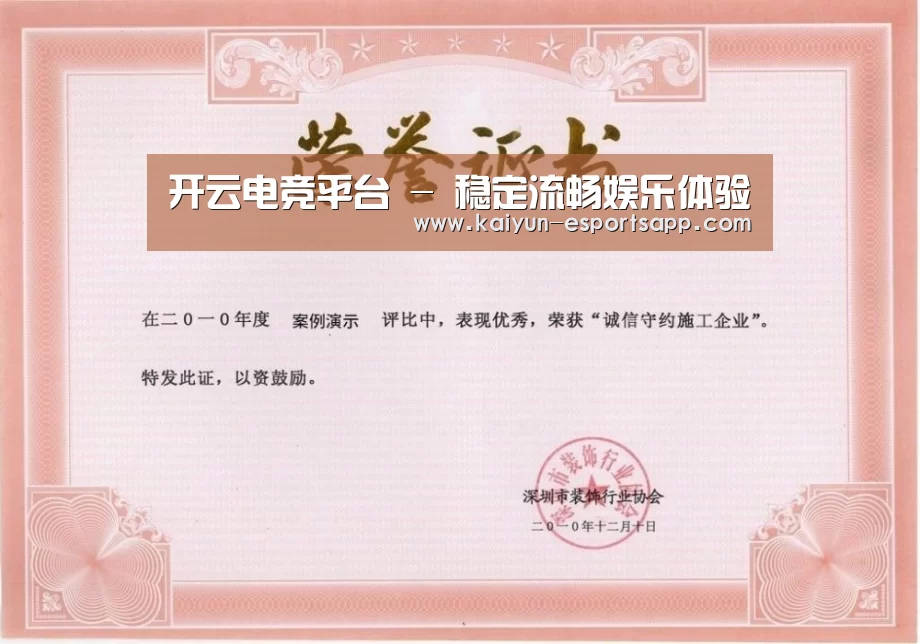 荣誉证书二